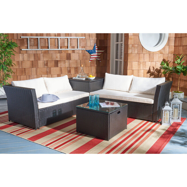 Helga Living Set, Black/Beige - Outdoor Home - 3