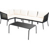 Remsin Living Set, Black - Outdoor Home - 3