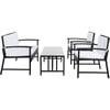 Krissy Living Set, Black - Outdoor Home - 3