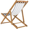 Set of 2 Loren Foldable Sling Chairs, Navy Stripe/Natural - Outdoor Home - 3