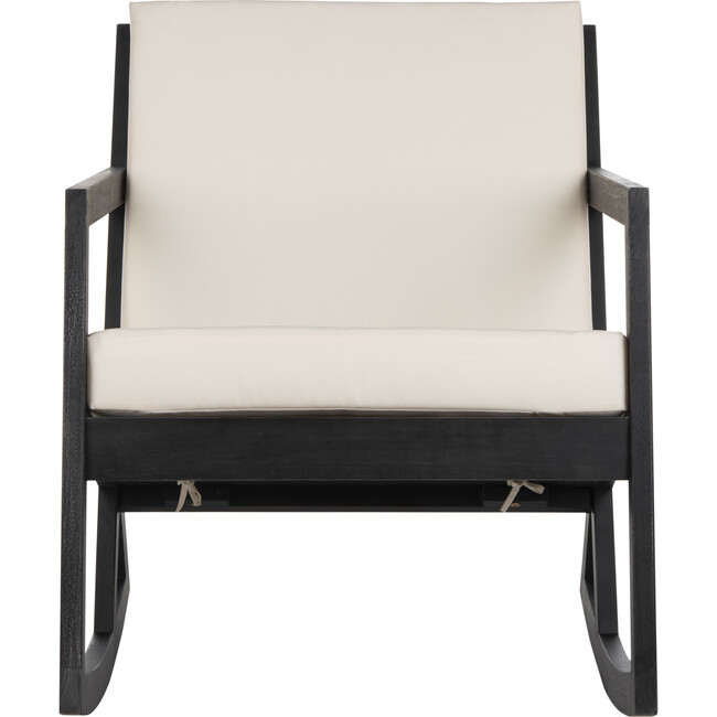 Vernon Rocking Chair, Black/Beige