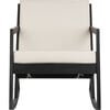 Vernon Rocking Chair, Black/Beige - Outdoor Home - 1 - thumbnail