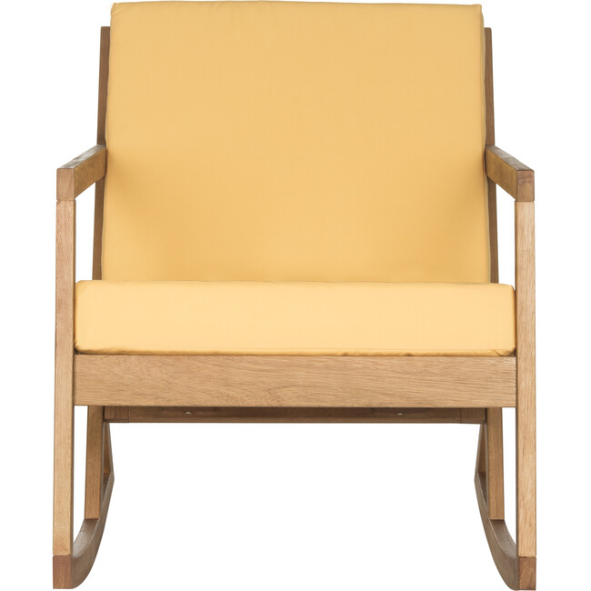 Vernon Rocking Chair, Yellow/Natural