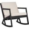 Vernon Rocking Chair, Black/Beige - Outdoor Home - 2