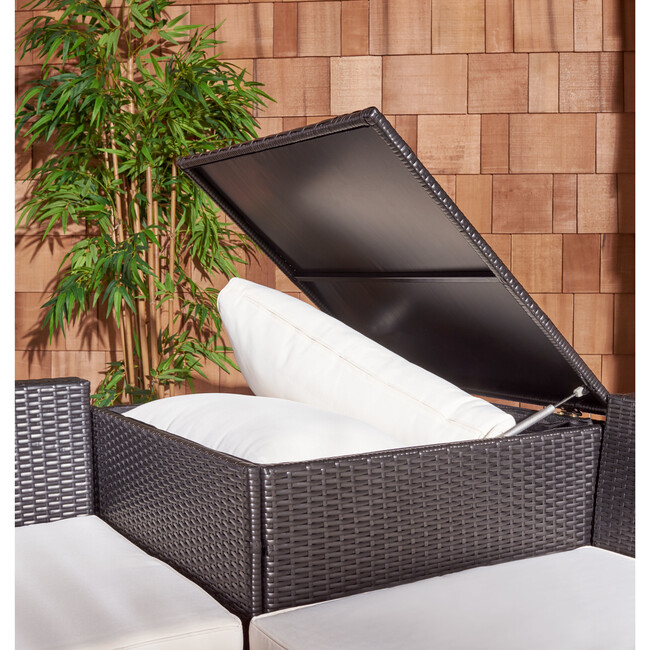 Helga Living Set, Black/Beige - Outdoor Home - 5