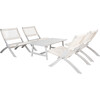 Blaze 5-Piece Coffee Set, White - Outdoor Home - 3