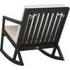 Vernon Rocking Chair, Black/Beige - Outdoor Home - 5