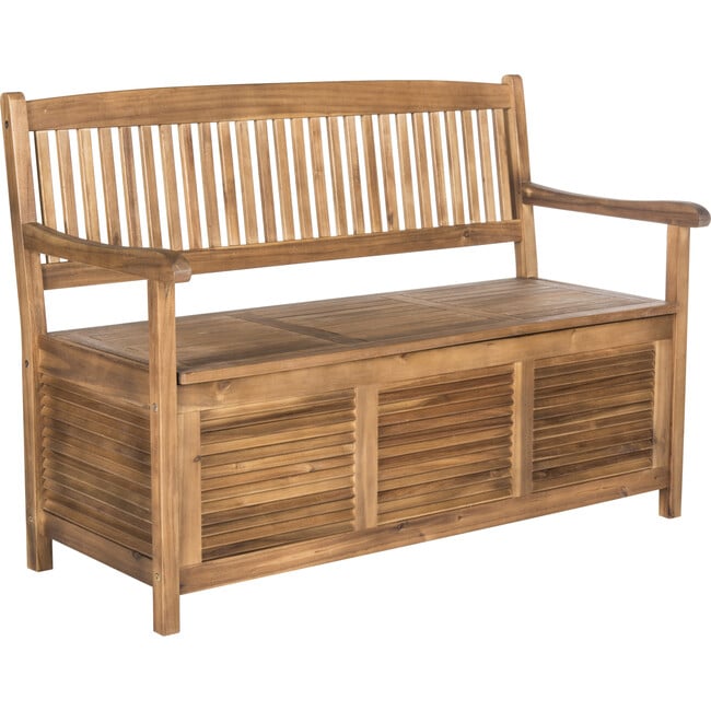 Brisbane Storage Bench, Natural - Outdoor Home - 4