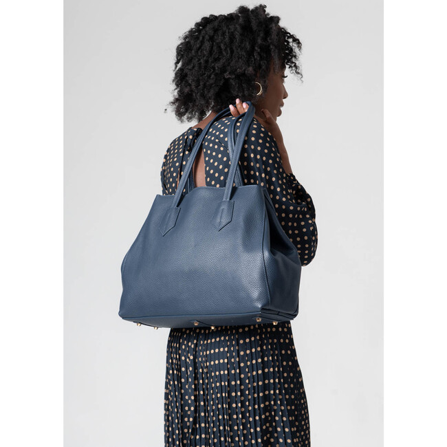 Large Tote, Navy - Bags - 3