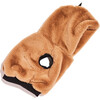 Faux Fur Dog Hoodie, Khaki - Dog Clothes - 1 - thumbnail