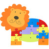 Lion Number Puzzle - Wooden Puzzles - 1 - thumbnail