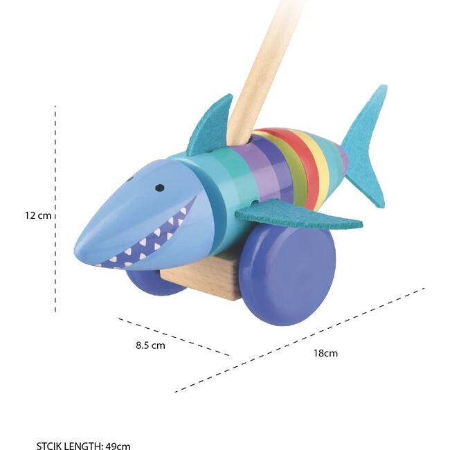 Shark Push Along - Push & Pull - 3