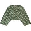 Linum Baby Trouser, Emerald Geo Print - Pants - 1 - thumbnail