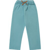 Erica Trouser, Turquoise Twill - Pants - 1 - thumbnail