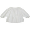 Brunia Blouse, White Poplin - Blouses - 2