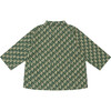 Piper Baby Shirt, Emerald Geo Print - Shirts - 2