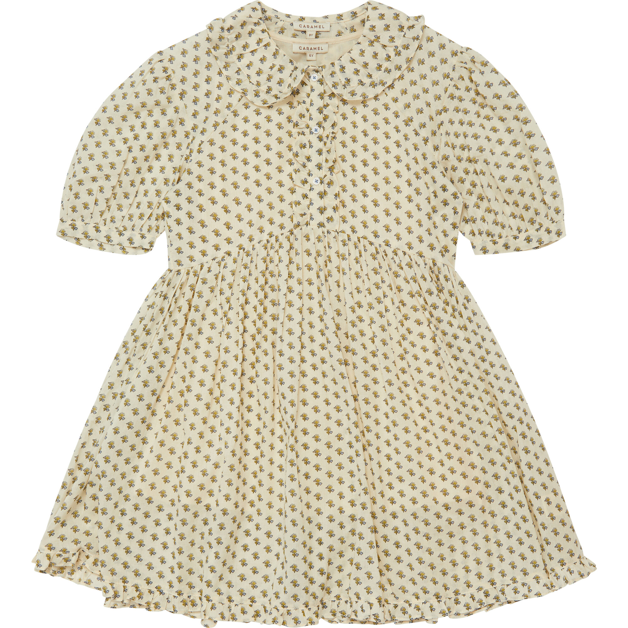 Angelica Dress, Posey Dot Print - Dresses - 1