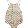 Lavendula Baby Set, Trellis Flower Print - Rompers - 3