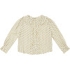 Amicia Blouse, Posey Dot Print - Blouses - 1 - thumbnail