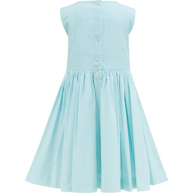 Hampstead Celebration Dress, Mint Stripe - Dresses - 3