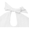Scalloped Bib, White - Bibs - 2