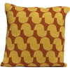 Indoor/Outdoor Juki Pillow, Yellow/Orange - Decorative Pillows - 1 - thumbnail