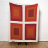 Bauhaus Cotton/Poly Throw, Radish/Ladybug - Throws - 2