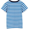 Relaxed Stripe Graphic Tee, Blue & White Stripe Spidey - Tees - 2 - thumbnail