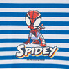 Relaxed Stripe Graphic Tee, Blue & White Stripe Spidey - Tees - 3