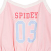 Knit Romper, Pink Spidey - Rompers - 4