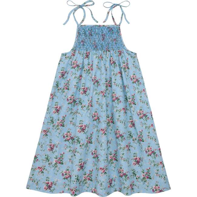 Girls Brock Collection X Minnow Provence Blue Smocked Dress