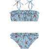 Girls Minnow X Brock Collection Provence Blue Bandeau Bikini - Two Pieces - 1 - thumbnail