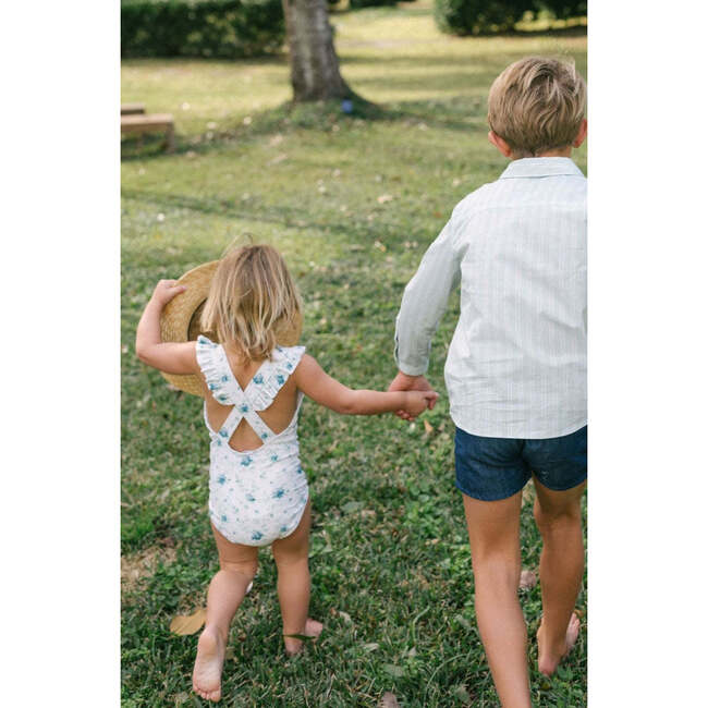 Girls Brock Collection X Minnow Classic Fleur Crossover One Piece - One Pieces - 4