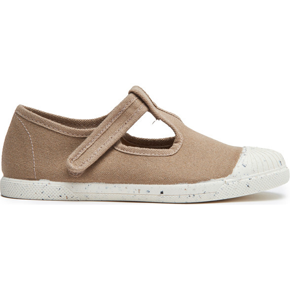 ECO-friendly T-band Sneakers, Camel