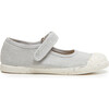 ECO-friendly Canvas Mary Jane Sneakers, Grey - Mary Janes - 1 - thumbnail