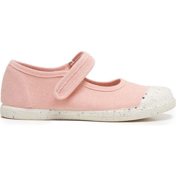 ECO-friendly Canvas Mary Jane Sneakers, Peach