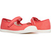 ECO-friendly Canvas Mary Jane Sneakers, Coral - Mary Janes - 4