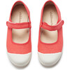 ECO-friendly Canvas Mary Jane Sneakers, Coral - Mary Janes - 5