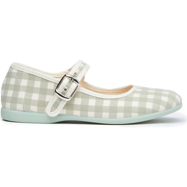 Classic Gingham Mary Janes, Leaf