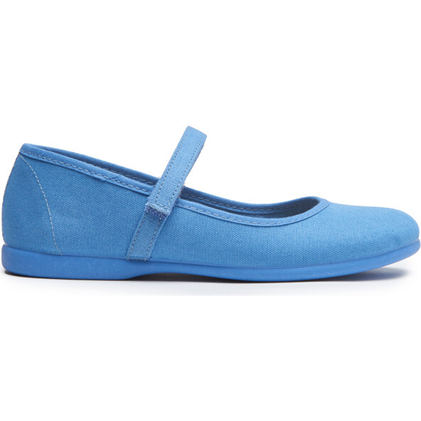 Classic Canvas Mary Janes, French Blue - Childrenchic Shoes | Maisonette