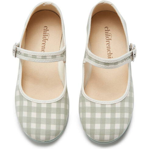 Classic Gingham Mary Janes, Leaf - Mary Janes - 3