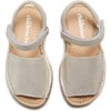 Leather Sandals, Nude Shimmer - Sandals - 3