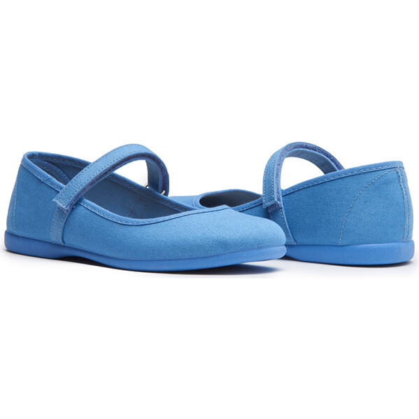 Classic Canvas Mary Janes, French Blue - Mary Janes - 3