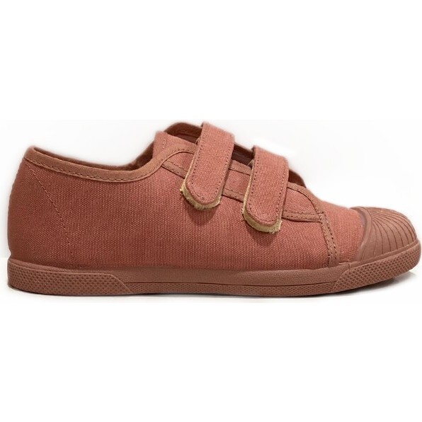Canvas Double Sneaker, Rosewood