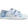 Canvas Double Sneaker, Tie Dye Blue - Sneakers - 1 - thumbnail