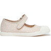 Canvas Mary Jane Sneakers, Taupe dots - Mary Janes - 1 - thumbnail