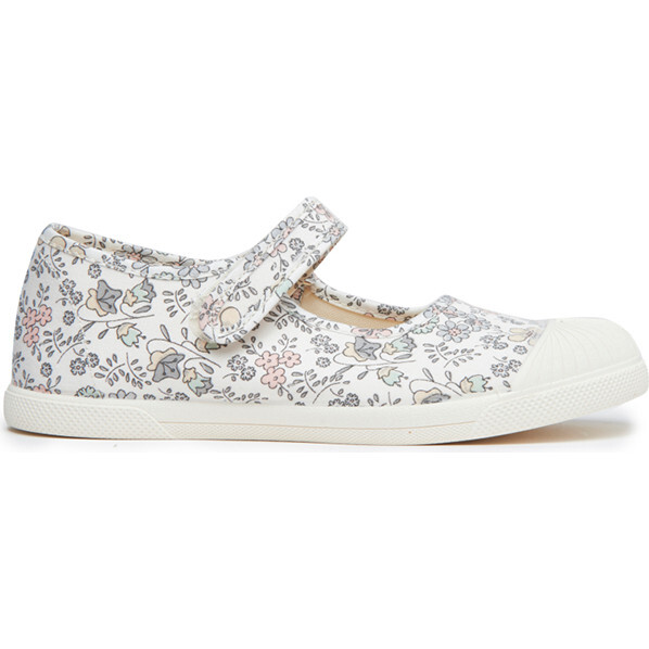 Canvas Mary Jane Sneakers, Florals - Mary Janes - 1