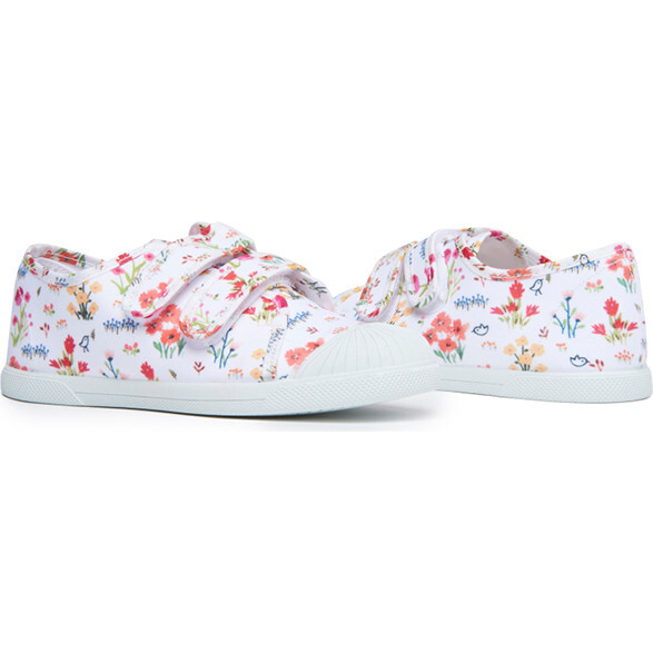 Canvas Double Sneaker, Floral - Sneakers - 2