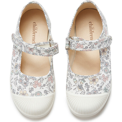 Canvas Mary Jane Sneakers, Florals - Mary Janes - 3