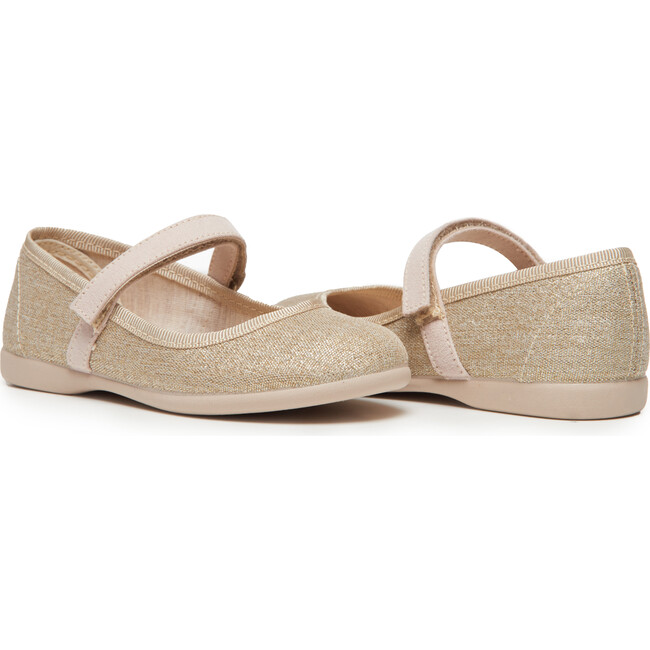 Classic Canvas Mary Janes, Shimmer Gold - Mary Janes - 2